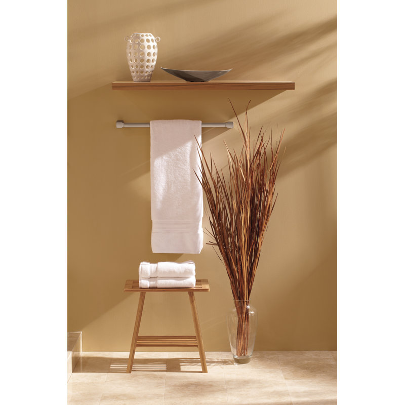 90 Degree 18" Wall Mounted Towel Bar, Brushed Nickel