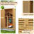 Wooden Outdoor Storage Cabinet