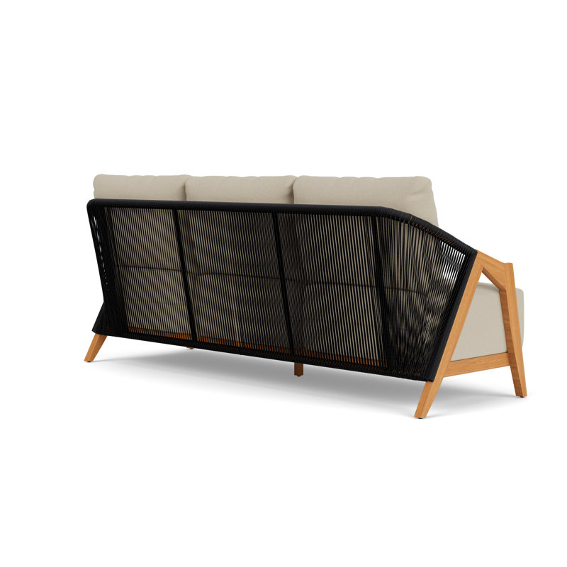 Alpine Outdoor 3 - Seat Patio Sofa, Rumba Straw