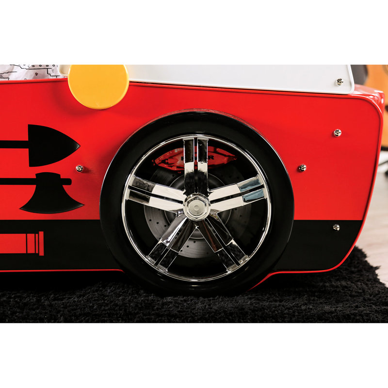 Lit de voiture de course Red