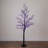 6ft. Pre-Lit Halloween Minimalist Twig Artificial Fall Tree with 320 Orange and Purple LED Lights