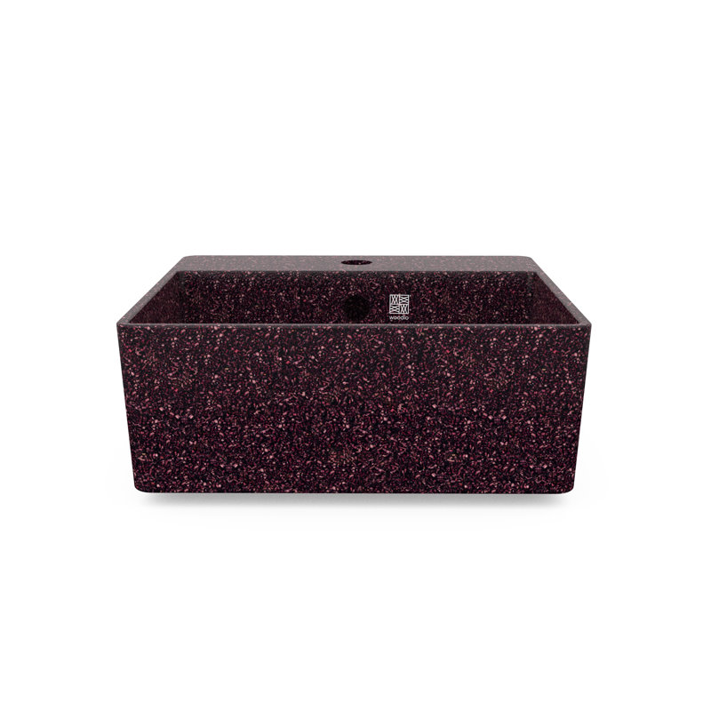 Cube40 15.75'' L Bathroom Sink, Berry