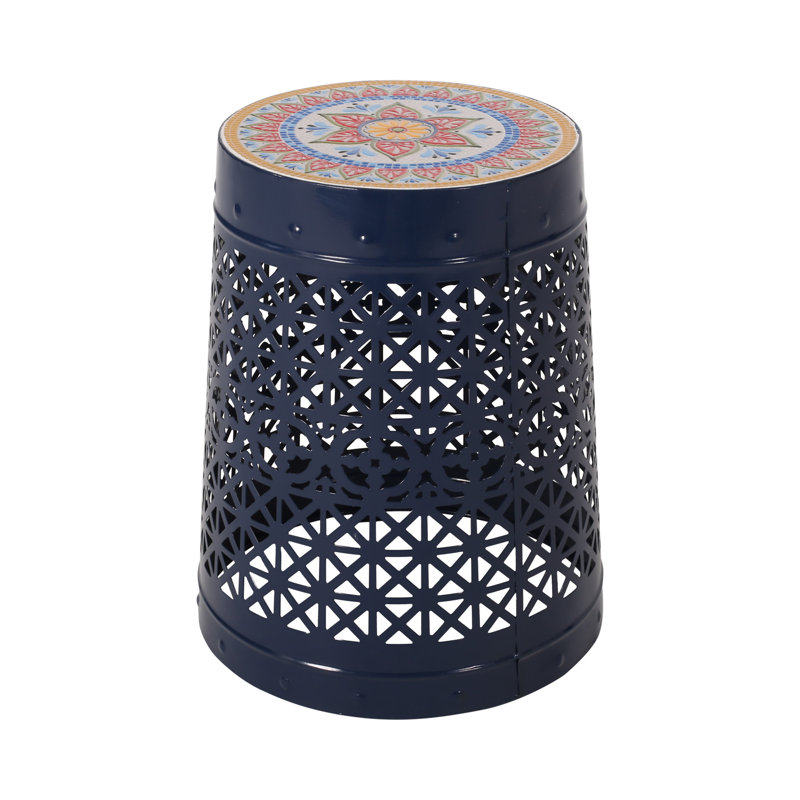 Cranbrook Side Table （Only Include Table), Dark Blue