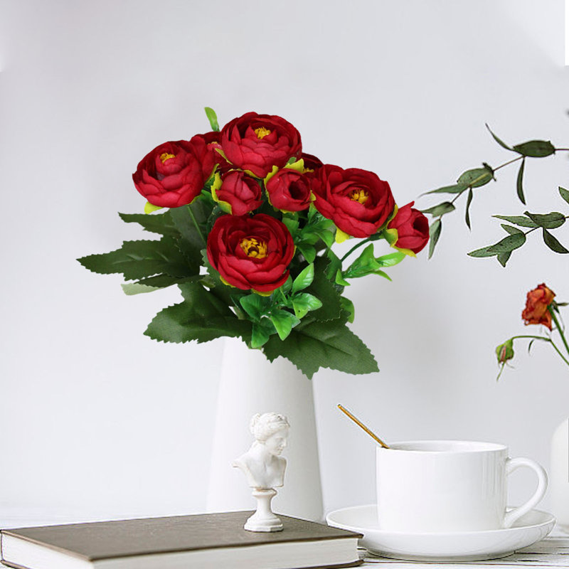 Faux fleurs artificielles pour la maison, D