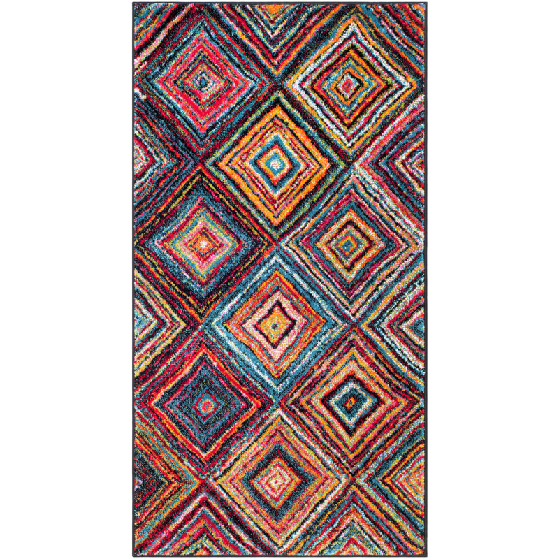 Miley Performance Geometric Rug, Rectangle 2'7" x 5'