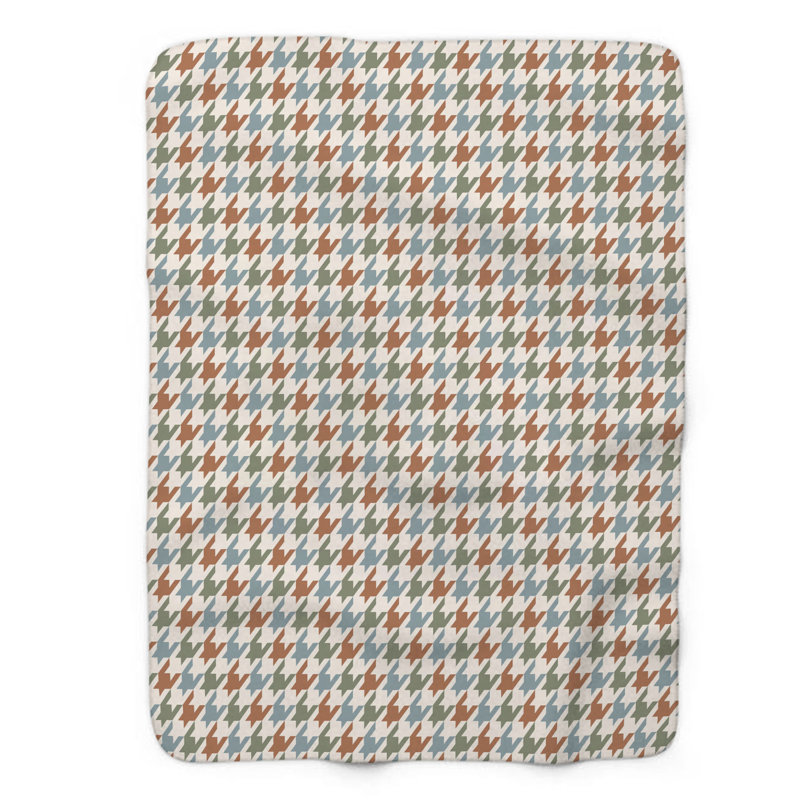 Zinc Tones - Couverture sherpa de qualité supérieure 1 pièce, Lit simple