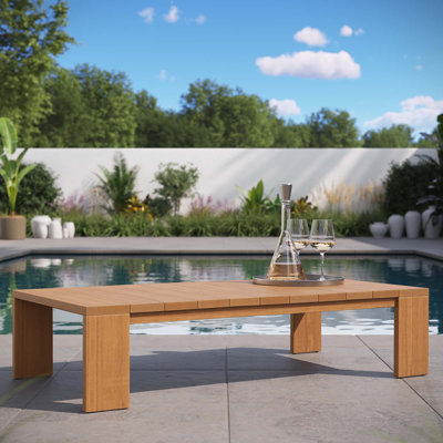 Table basse d'extérieur en bois d'acacia Tahoe