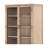  Shirley Recycled Wood Glass Door 8-Drawer Cabinet