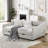 Alphonse Burwell Full Upholstered Daybed with Storage Drawers, Beige-1574744626-1565807302