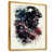 Toile avec cadre flottant or