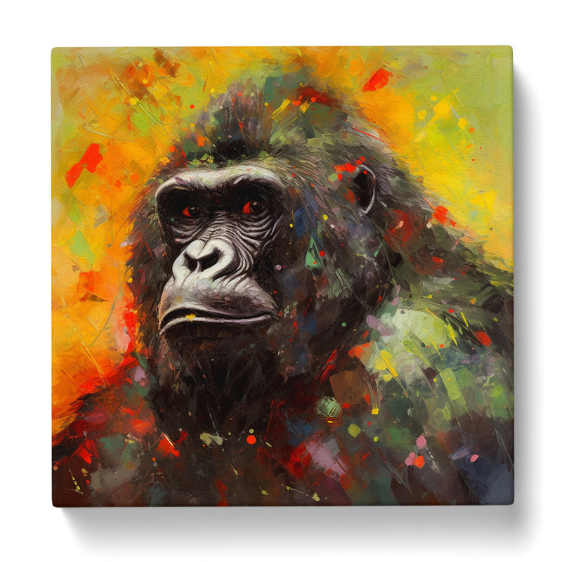 Gorilla Post-Impressionism No.1 - No Frame Print