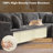 Fontanez Compression Packed 2 - Piece Corduroy Boneless Sectional - No Assembly Required-710206585-710206586