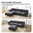 106.3" L-shape Sectional Sofa with Ottoman-1601399890
