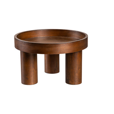 Support à plante en bois brun foncé Harkiran