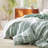 Bedsure Waffle Weave Duvet Cover King - 100% Cotton Boho Beding Set （Set of 3）-106246534-106246535