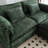 76.77" Chenille Loveseat With Ottoman-710105632