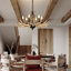 Donita 6-Heads Retro Antler Resin Chandelier