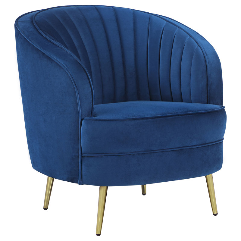 Fauteuil Morethampstead, Tissu bleu