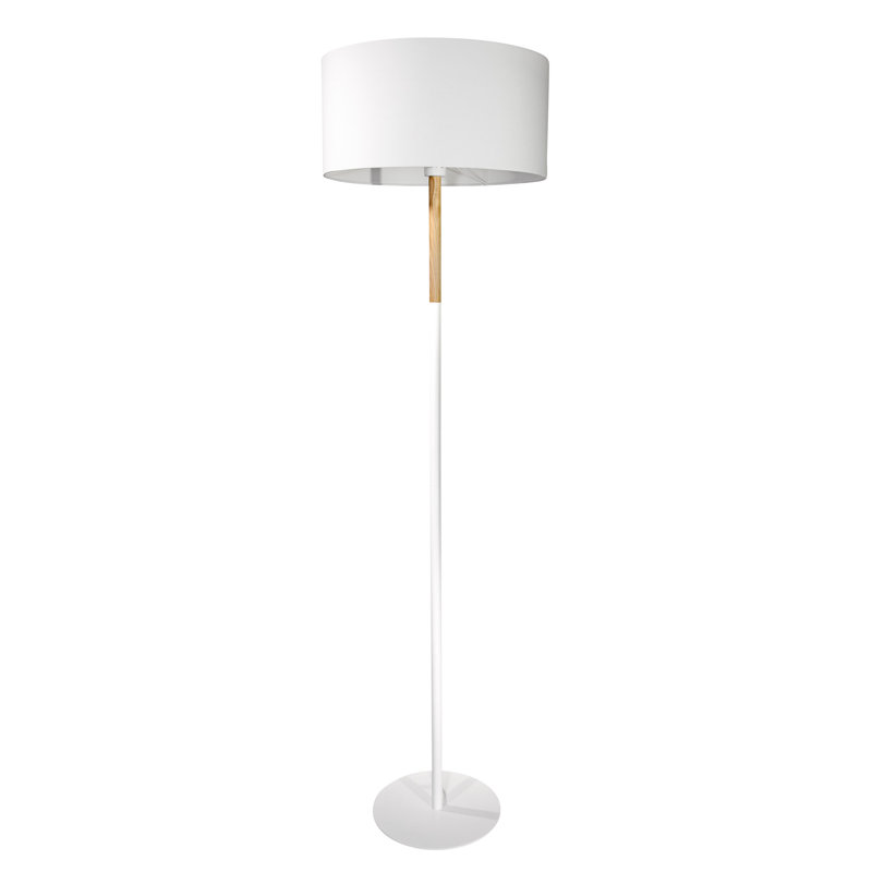 Agnes 164cm Traditional Floor Lamp, White