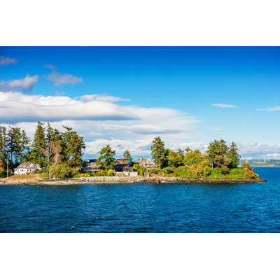 Houses on Bainbridge Island Puget Sound Washington Usa by Benedek