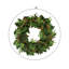 24" Wreath with Magnolia Leaves and Boxwood