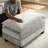 Modular Cloud Sofa Ottoman - Comfy Double Layer Cushion, Living Room Seating-1210193499