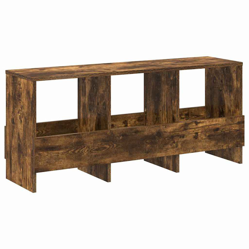 Wood Free Standing Magazine Rack, Brown