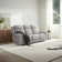 Gia 87.8'' Square Arms Power Reclining Sofa with USB Port
