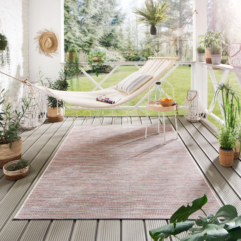 Swink No Pattern And Not Solid Colour Flatweave Indoor / Outdoor Area Rug, Rectangle 240 x 330cm
