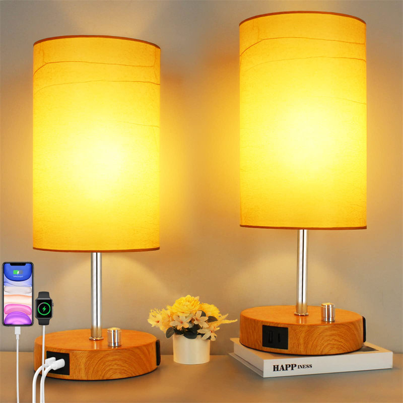 Wood Table Lamp