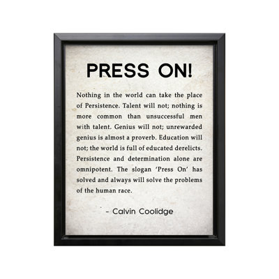 Calvin Coolidge Press on