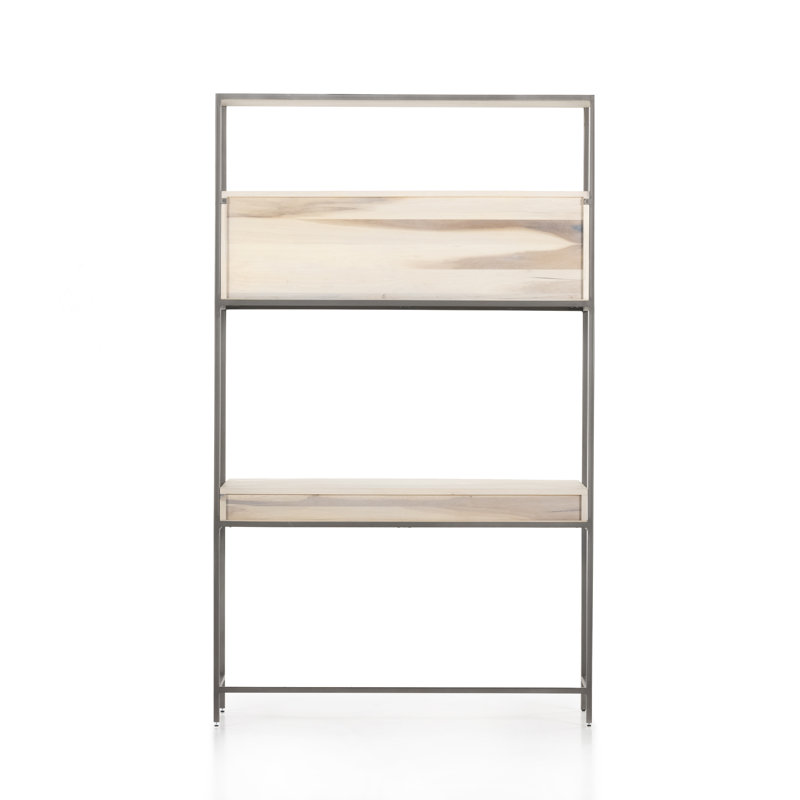 Trey Solid Wood Writing Desk, Dove Poplar