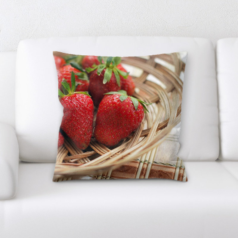 Coussin fraise