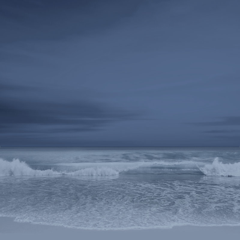 «Bohm The Surf I» par Maggie Olsen - impression sur toile tendue, H 12 po x l 12 po