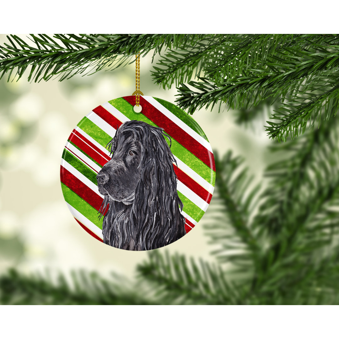 Cocker Spaniel Christmas Ceramic Hanging Figurine Ornament The Holiday Aisle®