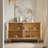 Modern Burlywood Solid Wood Sideboard