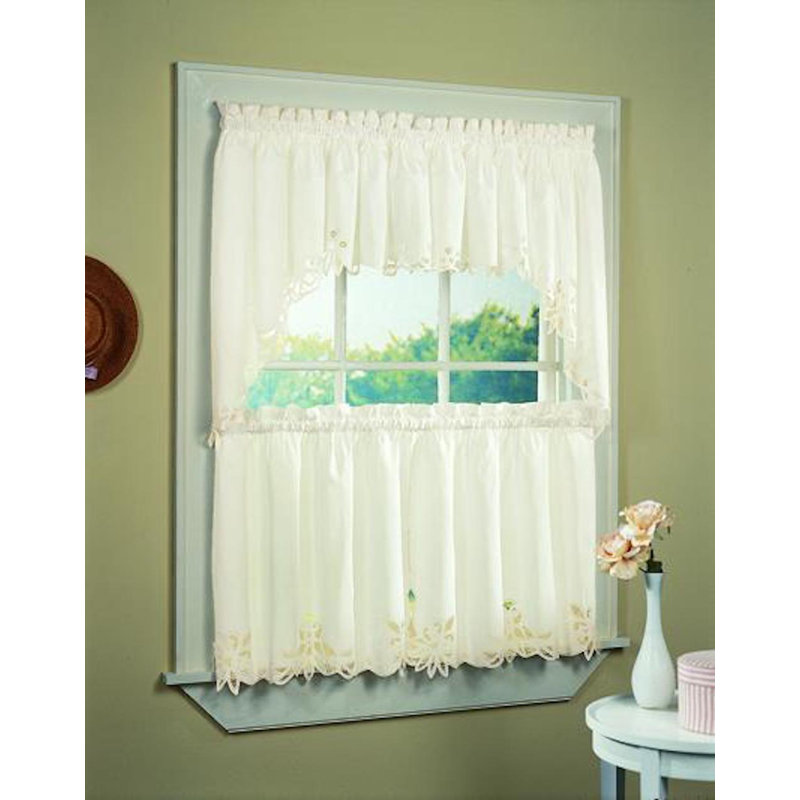 Battenburg Valance Ecru