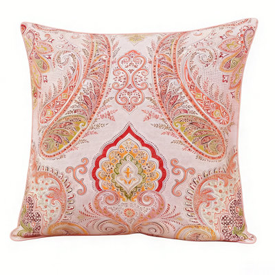 Housse de coussin floral 18 x 18 pouces - Housse de coussin fleurs colorées Vintage