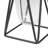Black Latony 2 Piece Metal Geometric Tube Decorative Table Vase Set