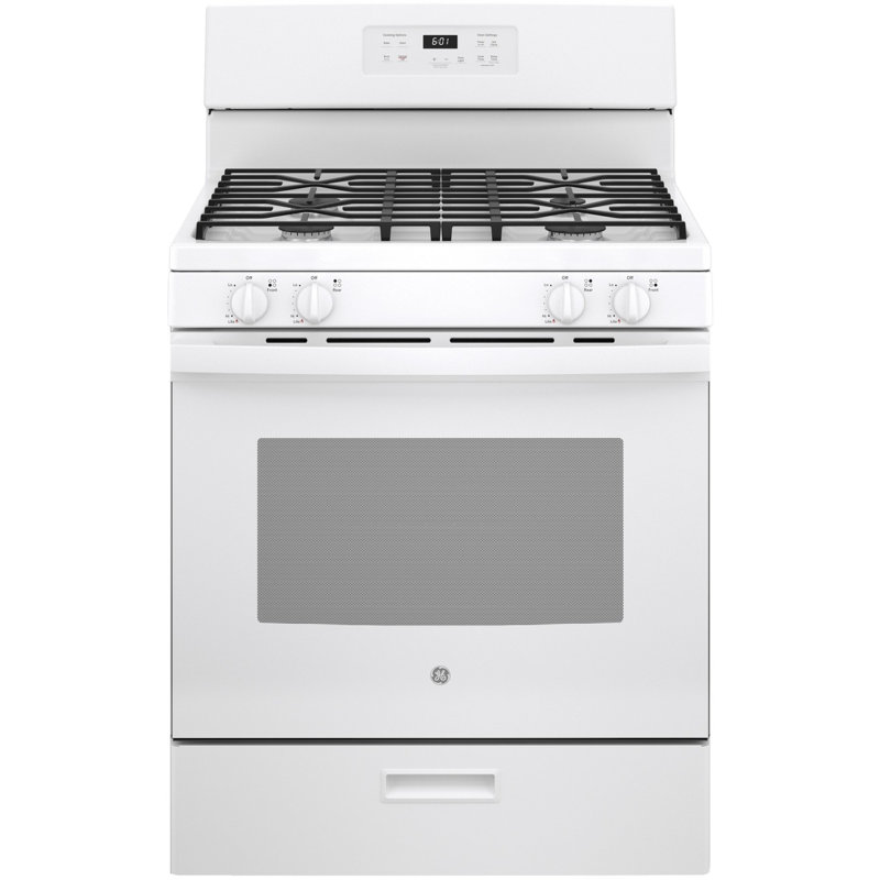 30" 4.8 cu.ft. Freestanding Gas Range, White