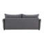 Canapé-lit 87,8 po Irina, tissu gris-1110006002