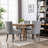 Bronze Nail Head Upholstered Side Dining Chair-1223319493
