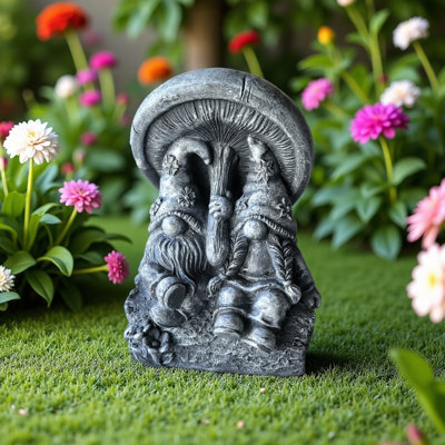 Statue de parasol fantaisie champignon nain