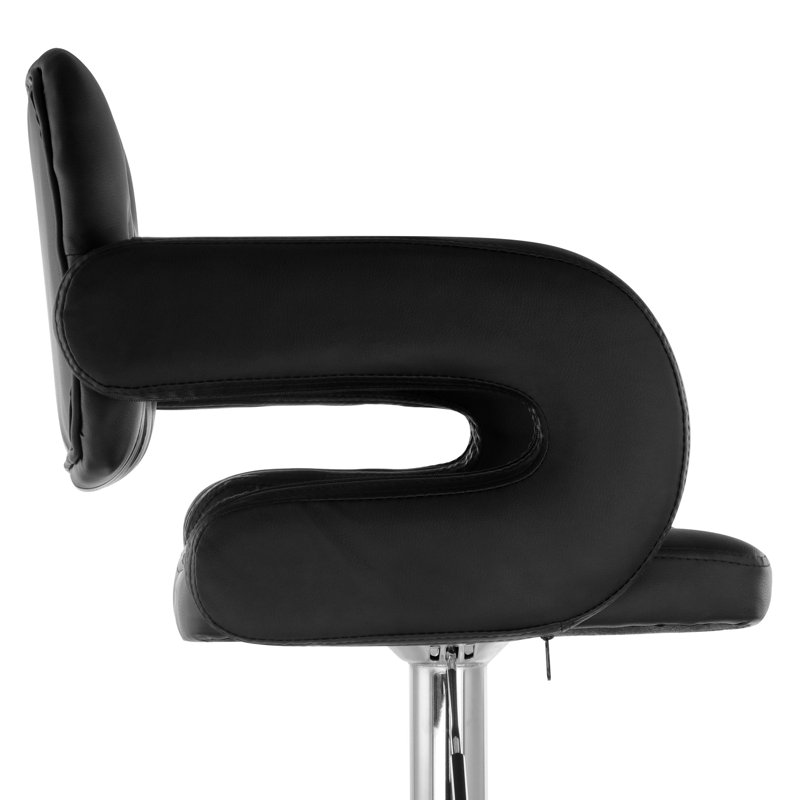 Tabouret de bar Jarette, Noir