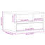 22.5cm H x 40cm W Printer Stand-561465786