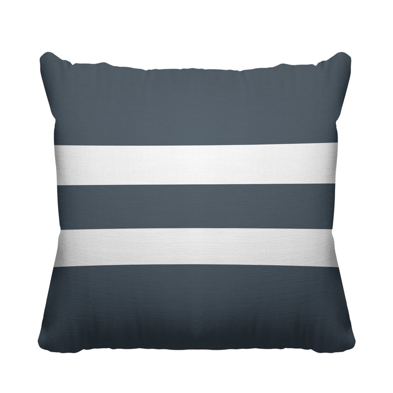 Coussin décoratif intérieur / extérieur Kyson, Gris, L 15 po x H 15 po