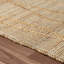 Tapis d'intérieur en jute / laine tissé à plat à la main Ada-87054462