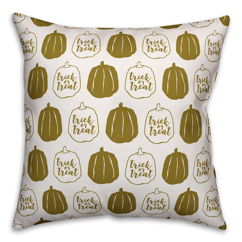 Coussin citrouilles, Extérieur