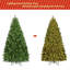 Arbre de Noël en cachemire vert 8 "avec 880 lumières H 8"-1131686755