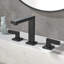 Devon Line Widespread 8" Bathroom Faucet + Universal Click-clack Drain – Brushed Nickel-1402561720